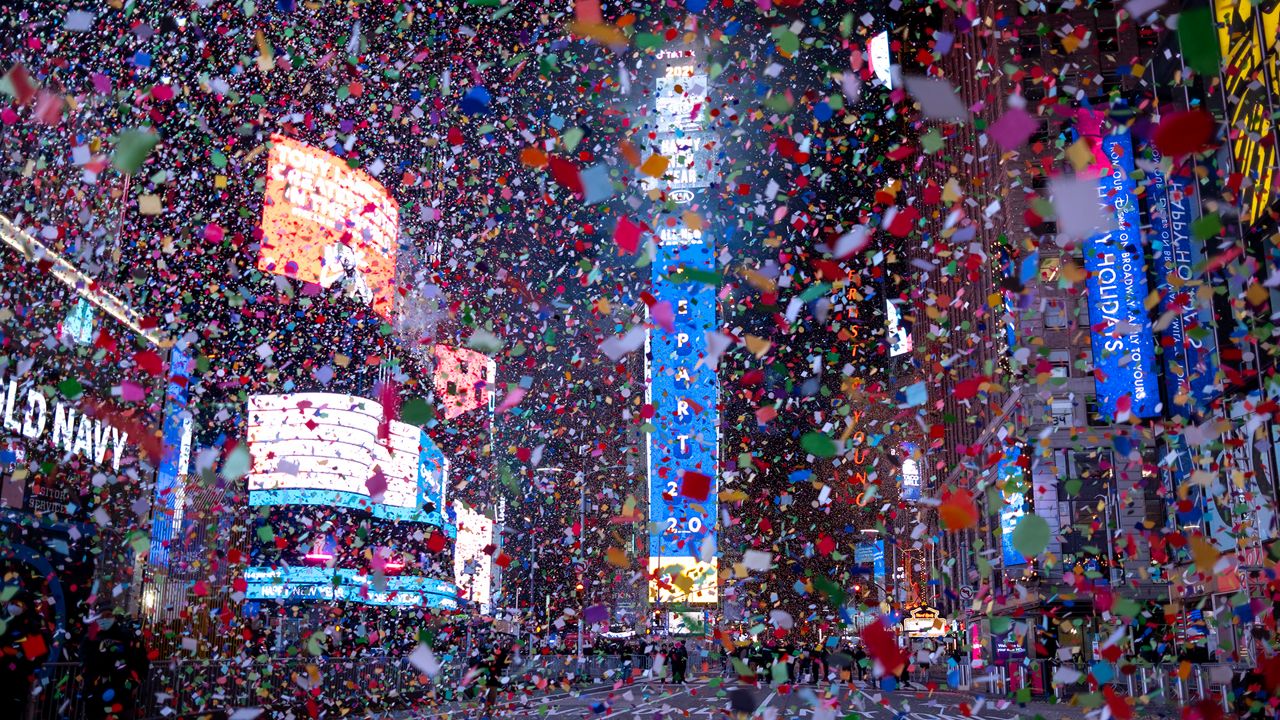 Times Square Rings In 2021 Without the Large Crowds
