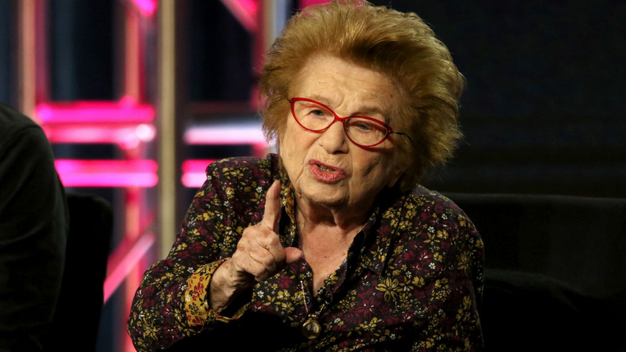 Dr. Ruth Westheimer participates in a panel at the Television Critics Association Winter Press Tour at The Langham Huntington on Monday, Feb. 11, 2019, in Pasadena, Calif. (File Photo by Willy Sanjuan/Invision/AP)