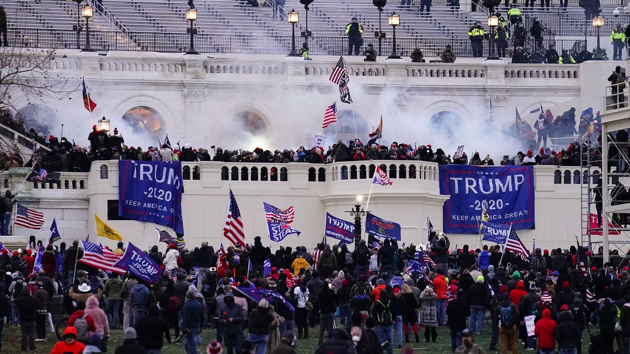 Rioters storm the U.S. Capitol in this image from Jan. 6, 2021. (AP Photo)