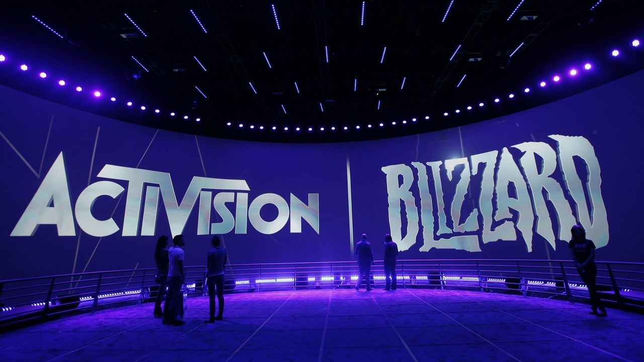 The Activision Blizzard Booth during the Electronic Entertainment Expo in Los Angeles, June 13, 2013. (AP Photo/Jae C. Hong, File)