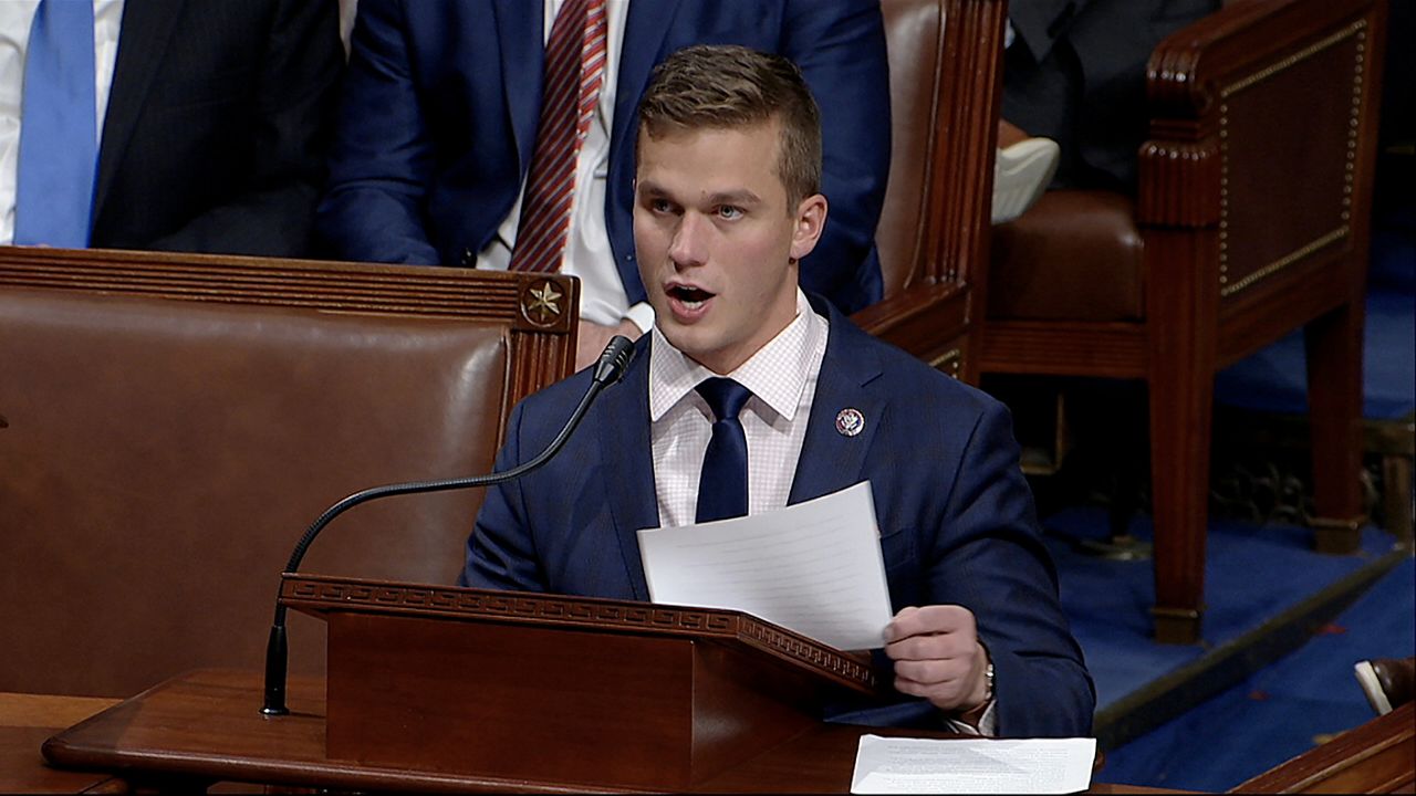 North Carolina Republican Madison Cawthorn is facing calls to resign after he spoke at the pro-Trump rally in Washington DC before the attack on the Capitol building. 