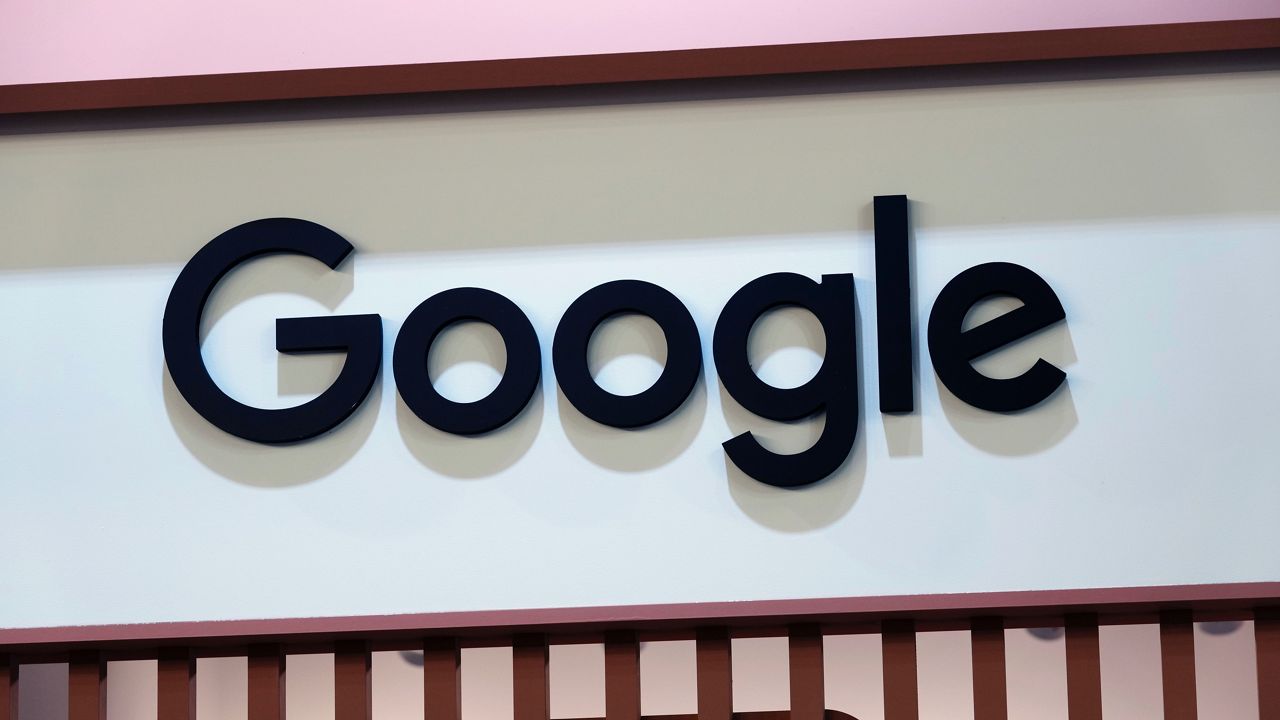 The Google logo is seen at the Vivatech show in Paris, France, June 15, 2022. (AP Photo/Thibault Camus)