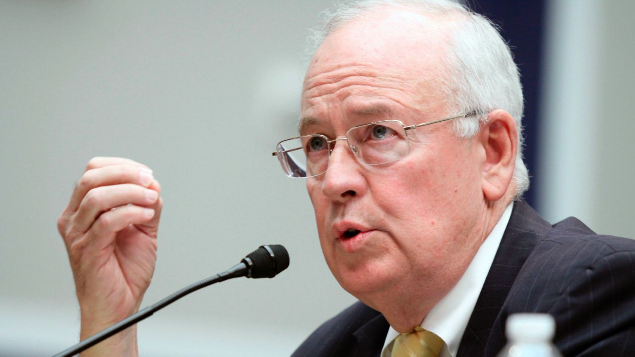 Then-Baylor University President Ken Starr testifies at the House Committee on Education and Workforce on May 8, 2014, in Washington. Starr died Sept. 13, 2022. He was 76. (AP Photo/Lauren Victoria Burke, File)