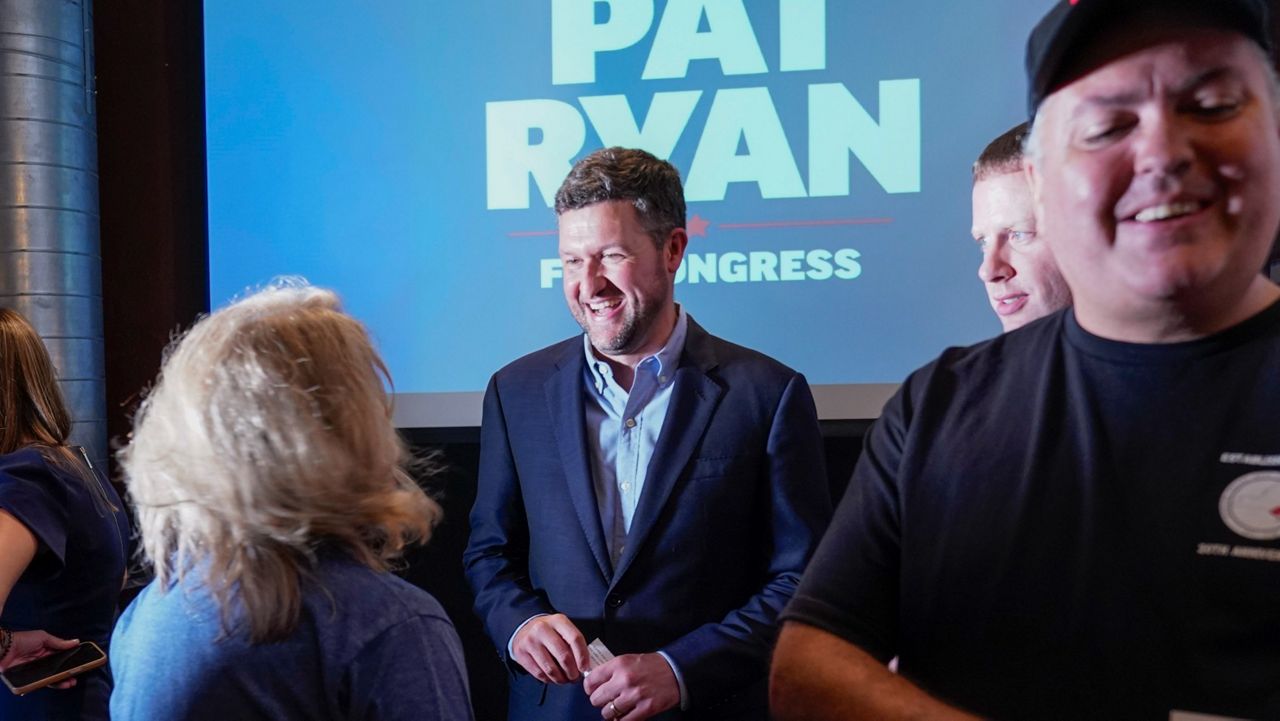 Rep. Pat Ryan is seeking to fend off a challenge from Republican Alison Esposito, a 25-year veteran of the NYPD who unsuccessfully ran for New York lieutenant governor in 2022.(AP File Photo)