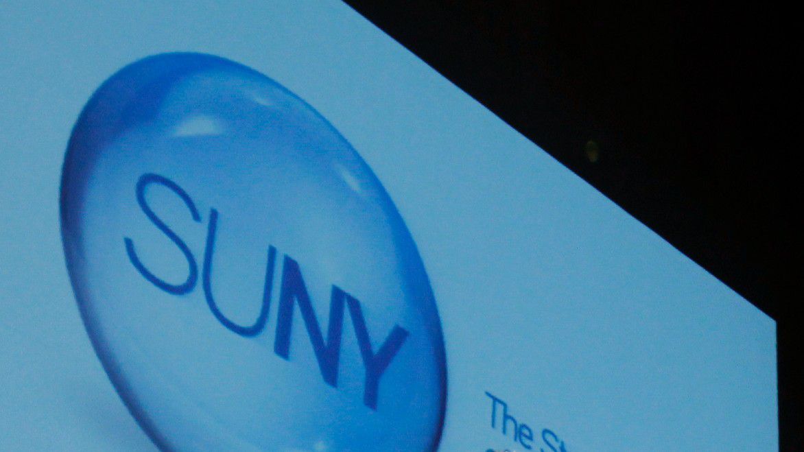 suny logo on screen