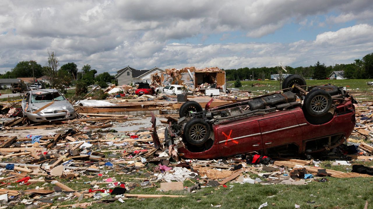 Tornado damage