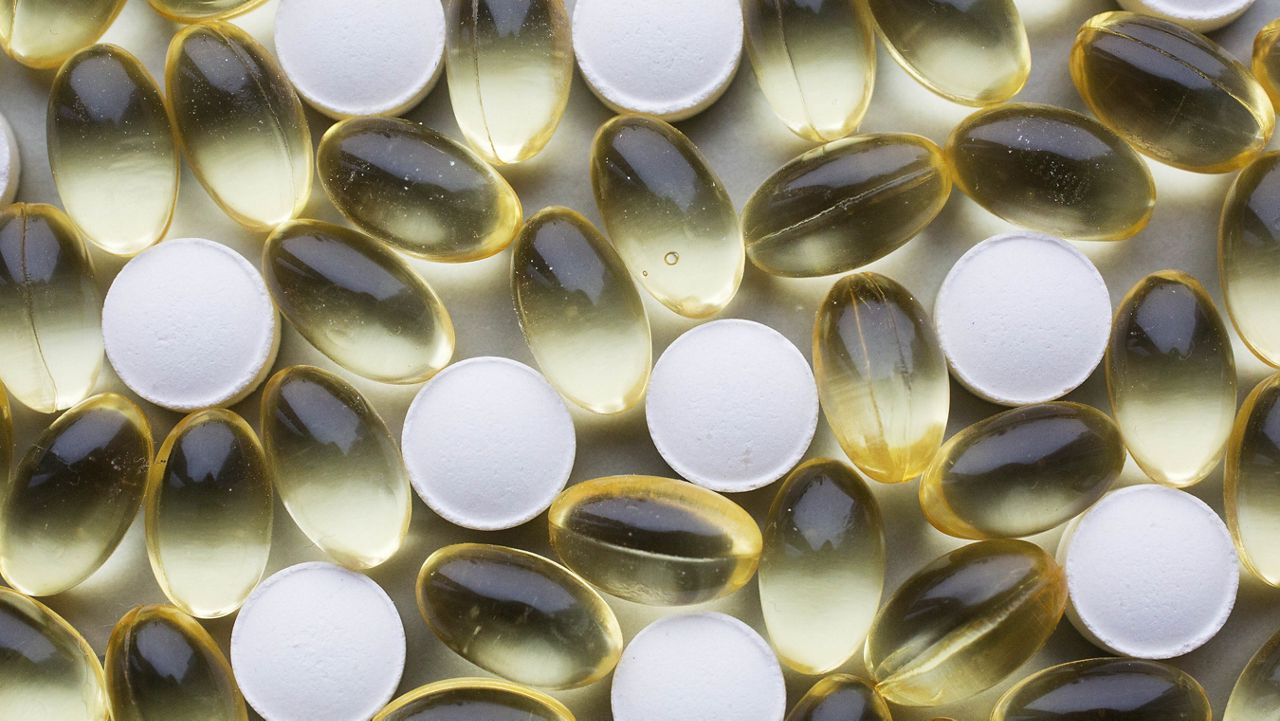 Vitamin D tablets and pills (AP Photo/Mark Lennihan)