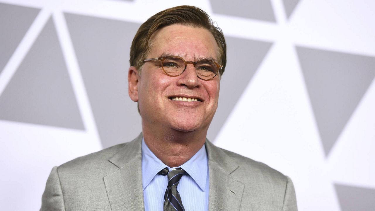 In this Feb. 5, 2018 photo, Aaron Sorkin arrives at the 90th Academy Awards Nominees Luncheon at The Beverly Hilton hotel. (Photo by Jordan Strauss/Invision/AP)