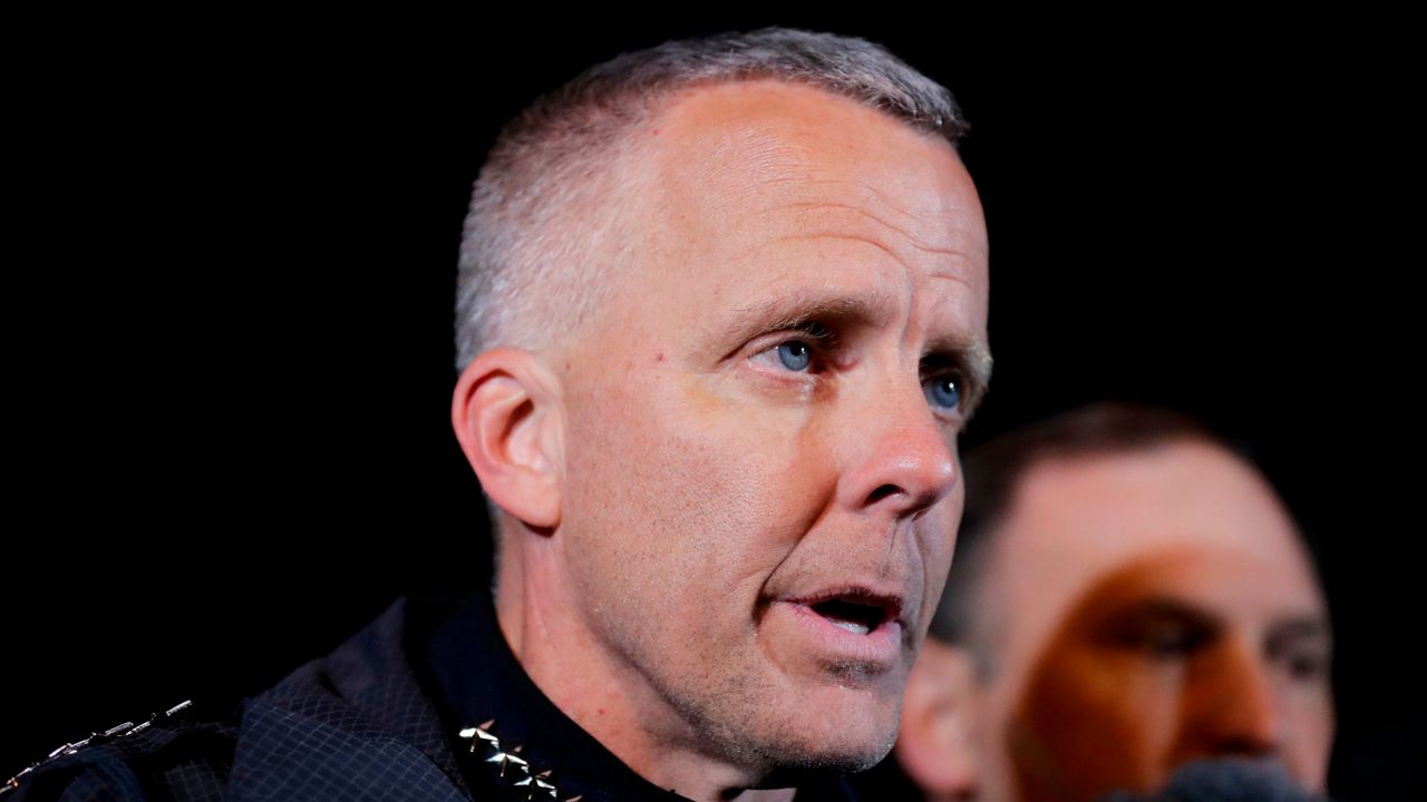 Austin Police Department Chief Brian Manley appears in this image from 2018. (Associated Press)