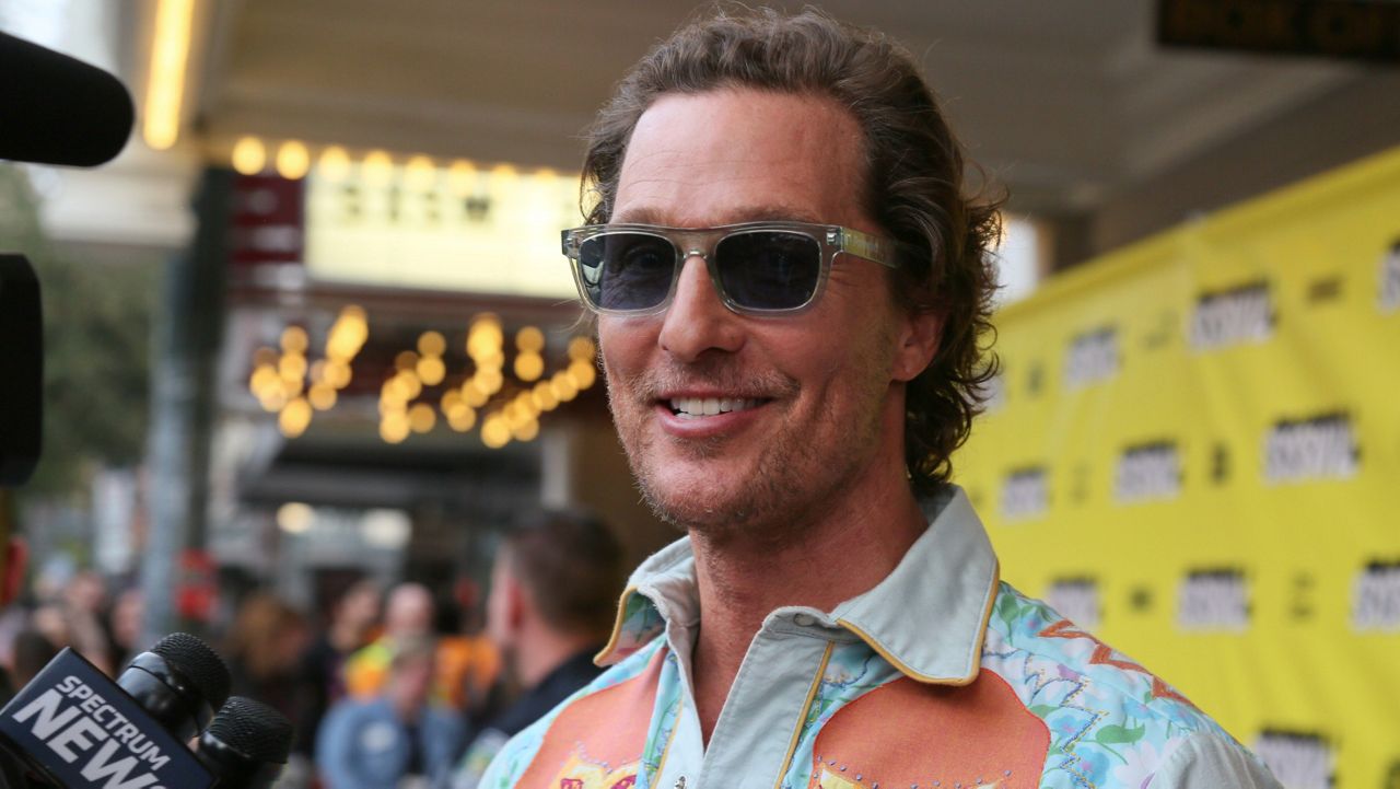 Matthew McConaughey arrives for the world premiere of "The Beach Bum" at the Paramount Theatre during the South by Southwest Film Festival on Saturday, March 9, 2019, in Austin, Texas. (Photo by Jack Plunkett/Invision/AP)