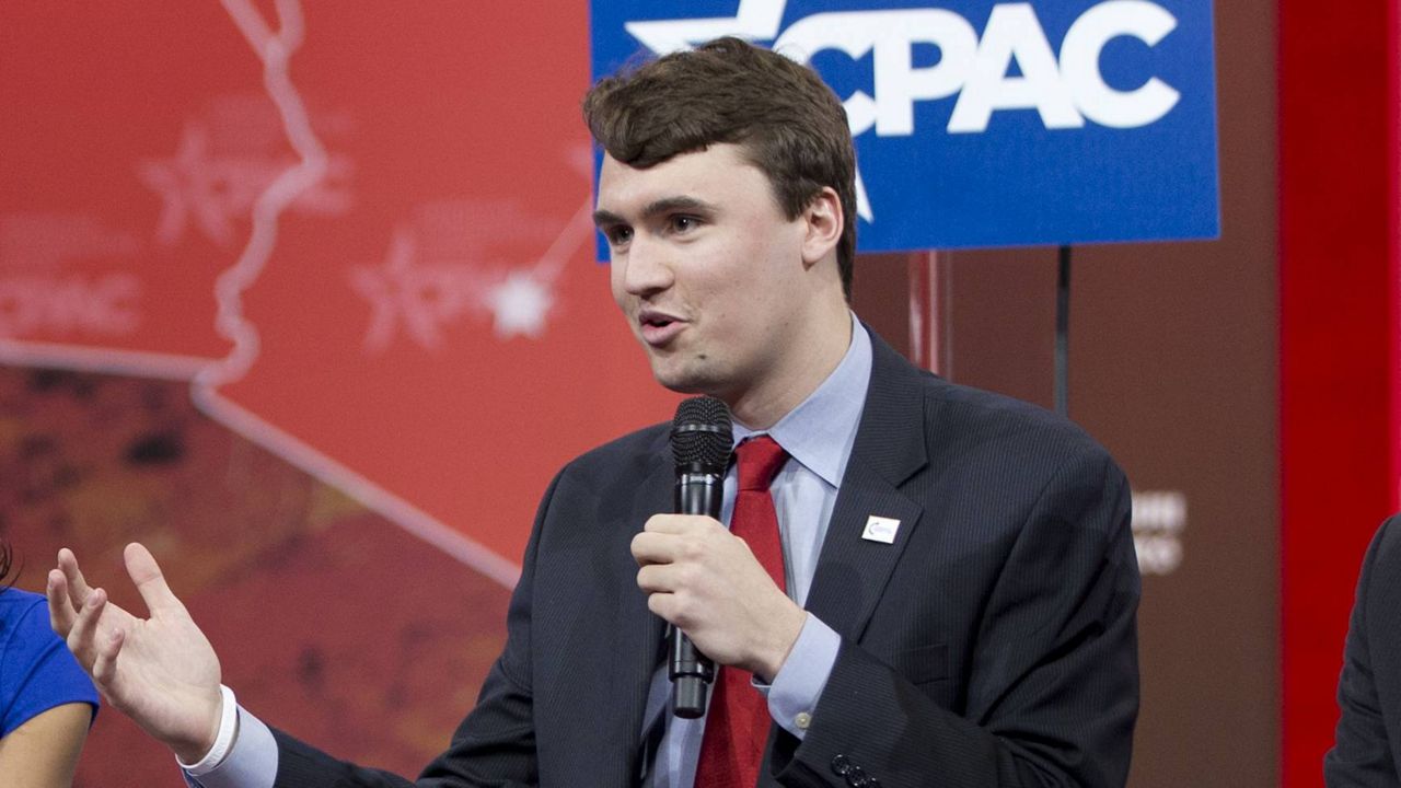Turning Point USA's Charlie Kirk speaks at the Conservative Political Action Conference in 2015. (AP Photo/Carolyn Kaster)