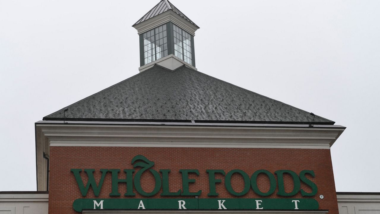 A view of the Whole Foods Market in Annapolis, Wednesday, March 25, 2020. (AP Photo/Susan Walsh)