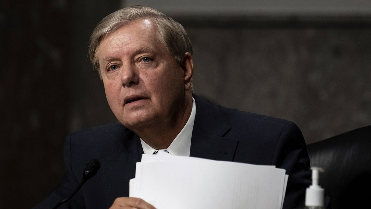 FILE - Photo of Sen. Lindsey Graham, (R-SC), Chairman of the Senate Judiciary Committee. (via Associated Press)