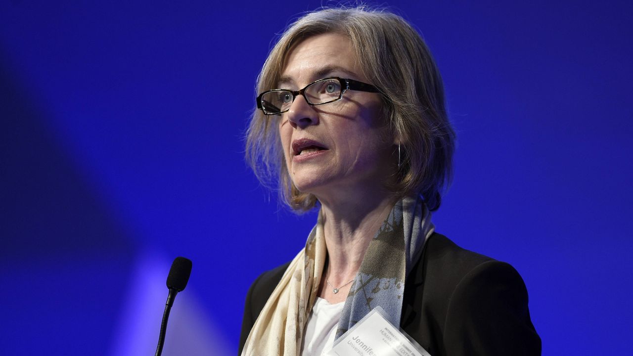 A 2015 file photo of  Jennifer Doudna (AP Photo/Susan Walsh, File)