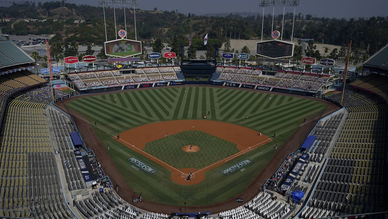 The Los Angeles Dodgers debut fully vaccinated seating section for home  games