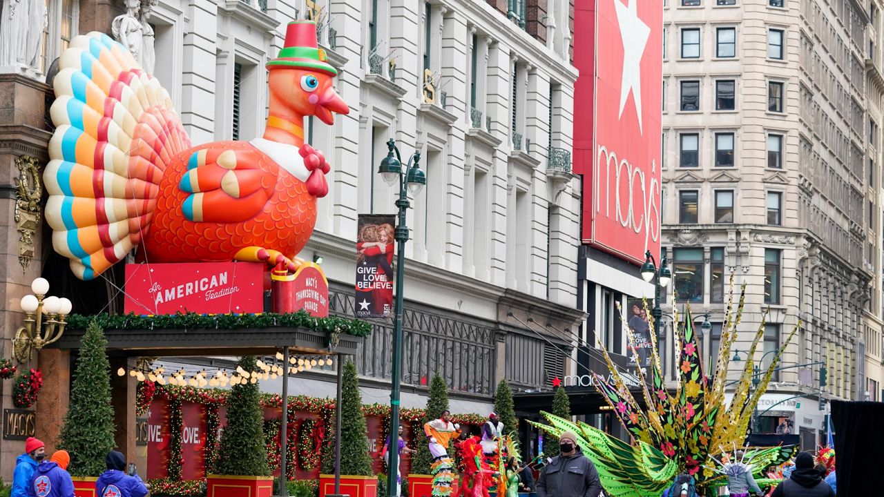 Street closures for the Macy's Thanksgiving Day Parade