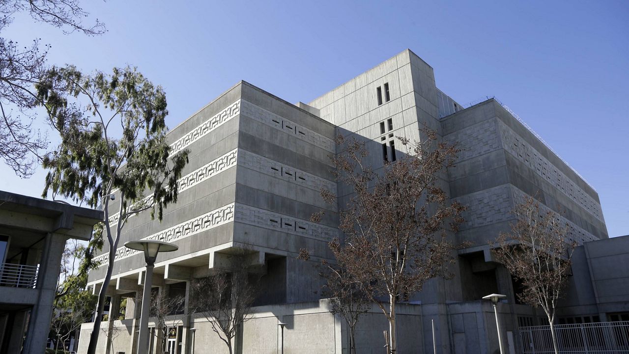 This Monday, Jan. 25, 2016, file photo, shows the exterior of Central Men's Jail in Santa Ana, Calif. (AP Photo/Nick Ut, File)