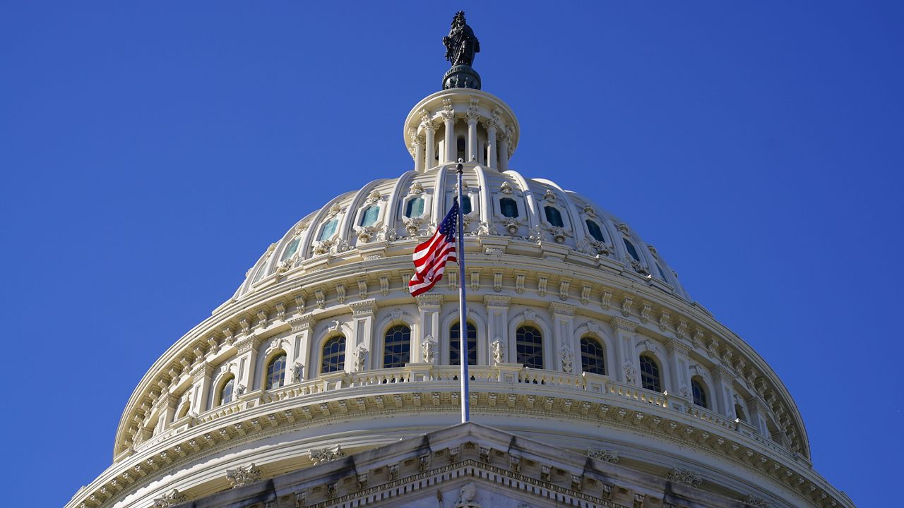 The U.S. Capitol as seen on Tuesday, Dec. 29, 2020, in Washington. (AP Photo/Pablo Martinez Monsivais)