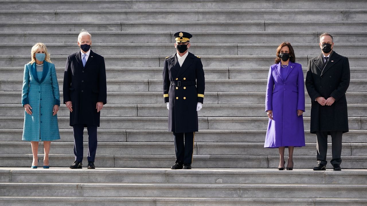 President Biden's inauguration. (AP)