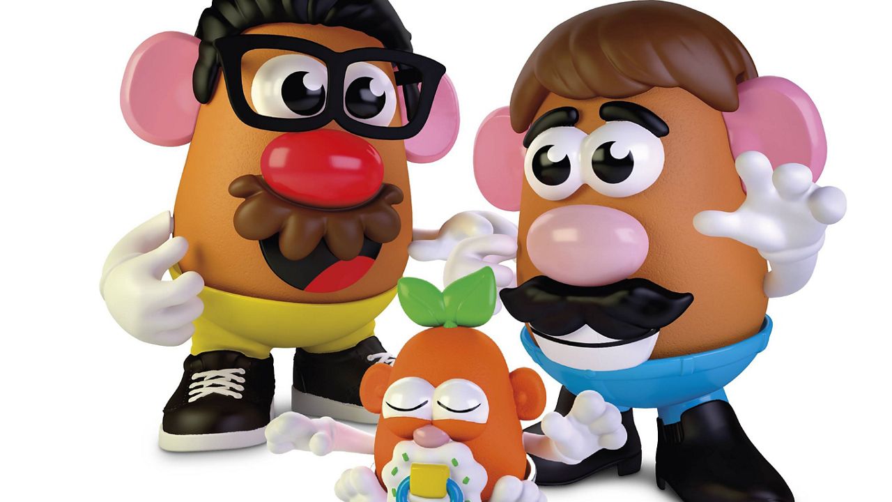 This photo provided by Hasbro shows the new Potato Head world. (Hasbro via AP)
