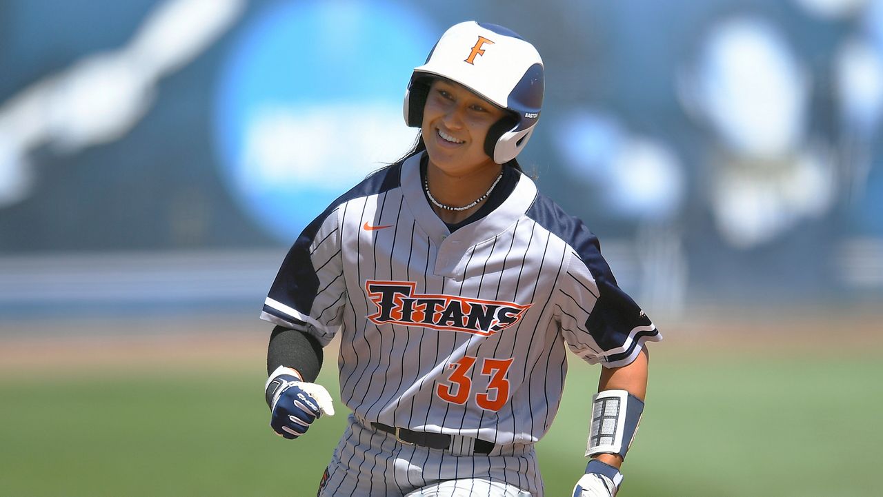 Kelsie Whitmore was signed by the Staten Island FerryHawks, making her the first woman to ever play in the Atlantic League and an inspiration to Staten Island softball players. (AP Photo/John McCoy)