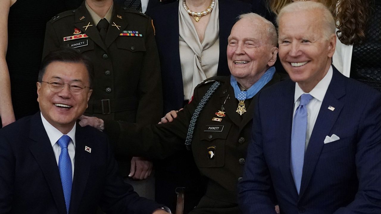 Biden Medal of Honor Korean War Colonel Ralph Puckett