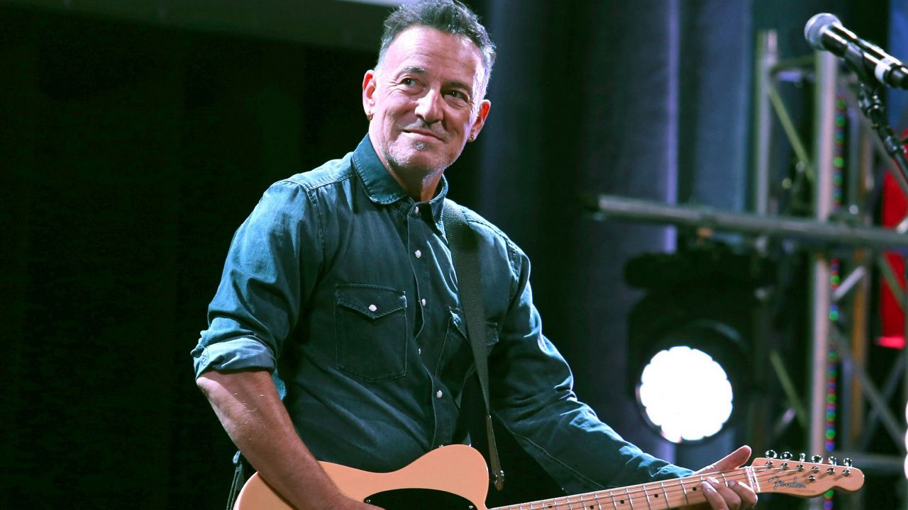 Bruce Springsteen performing at the Stand Up For Heroes concert in New York on Nov. 1, 2016. (Photo by Greg Allen/Invision/AP, File)