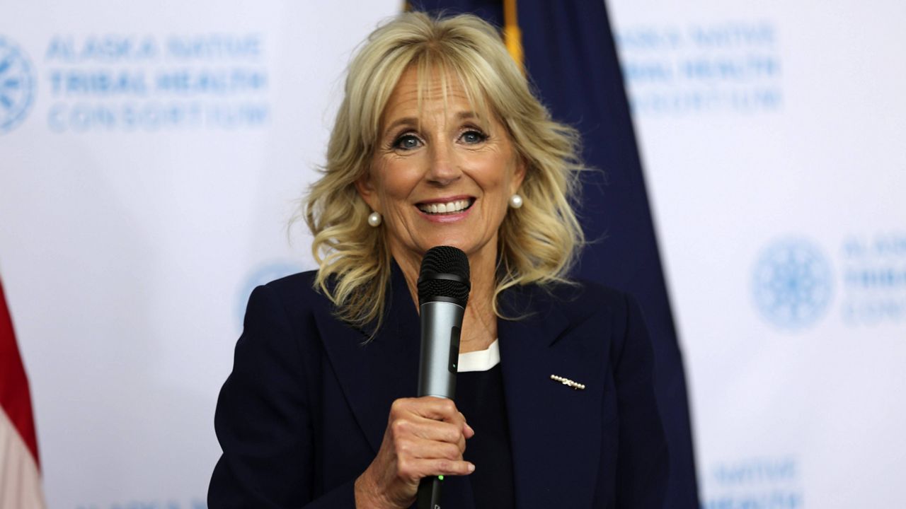 First lady Jill Biden (AP Photo/Mark Thiessen)