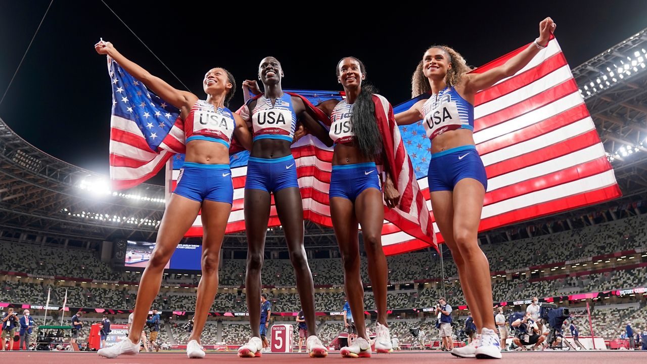 US track star Allyson Felix makes Olympic history with bronze medal