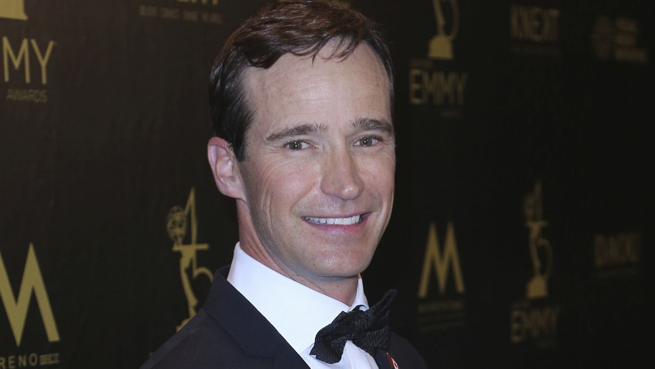 FILE - Mike Richards poses in the press room at the 45th annual Daytime Emmy Awards on April 29, 2018, in Pasadena, Calif. (Photo by Willy Sanjuan/Invision/AP, File)