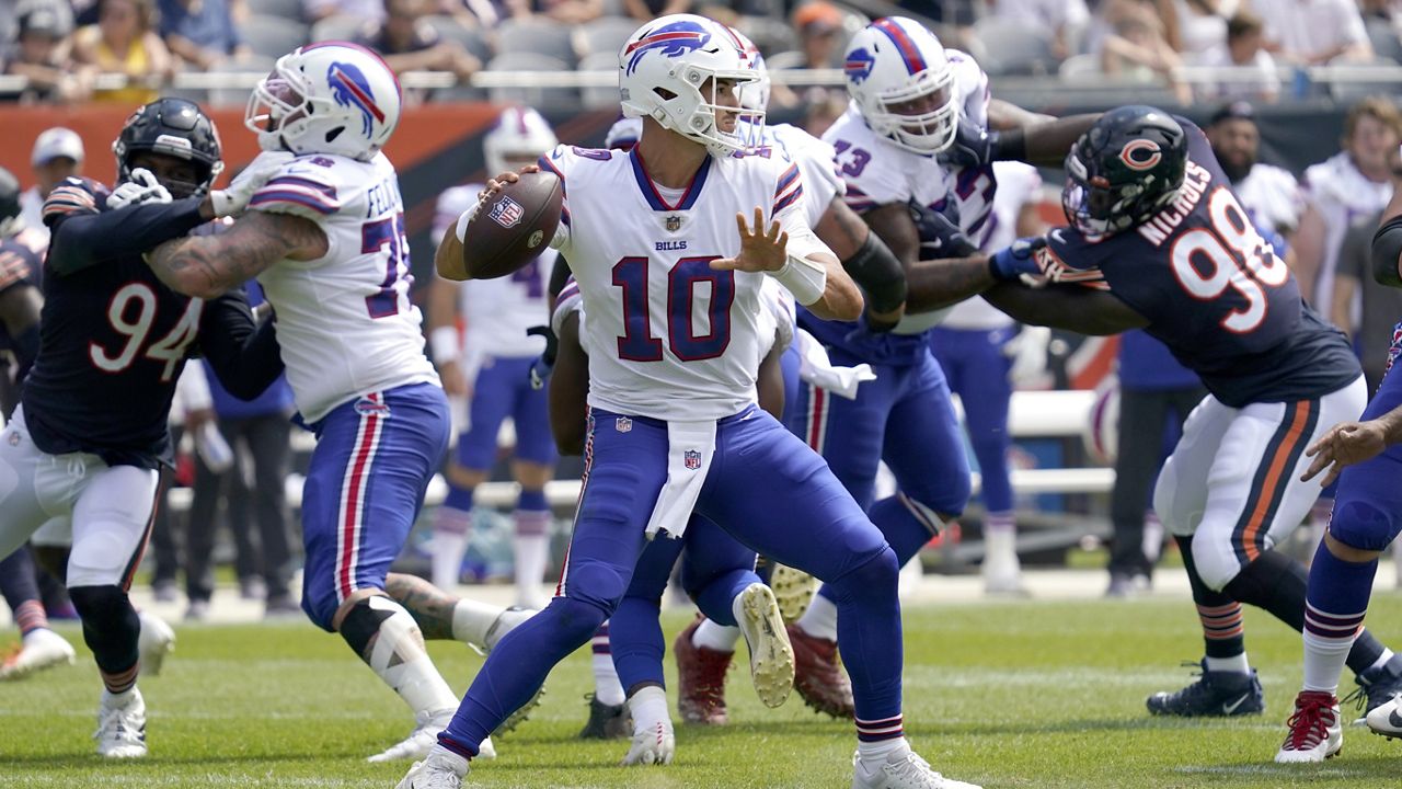 Allen-led Bills throttle division rival Patriots, 47-17