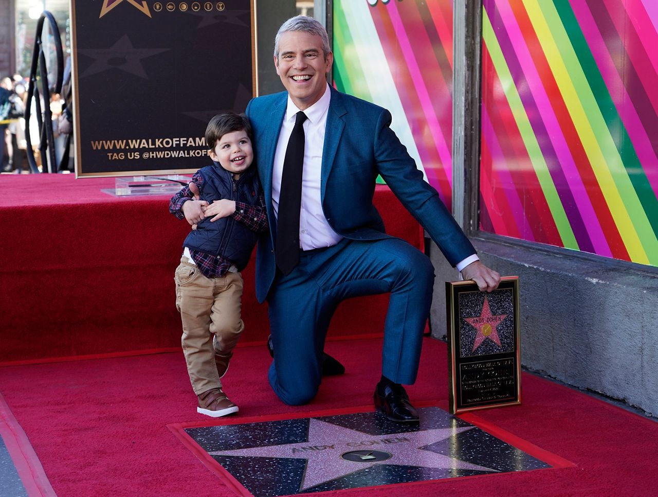 Walk Of Fame Star For Talk Show Host Andy Cohen Unveiled