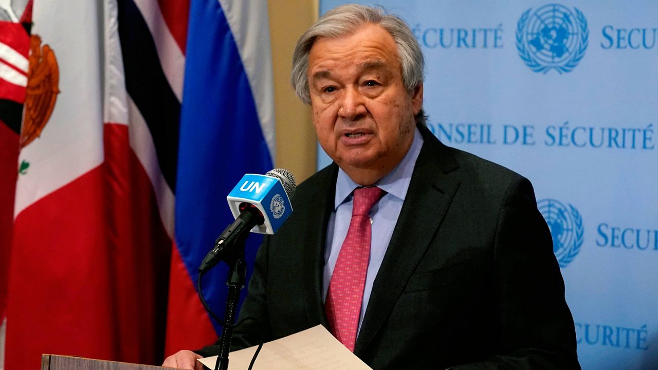 United Nations Secretary-General Antonio Guterres (AP Photo/Richard Drew, File)