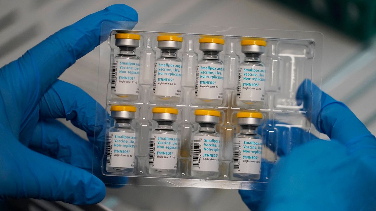 Monkeypox vaccines are shown at the Salt Lake County Health Department Thursday, July 28, 2022, in Salt Lake City. (AP Photo/Rick Bowmer, File)