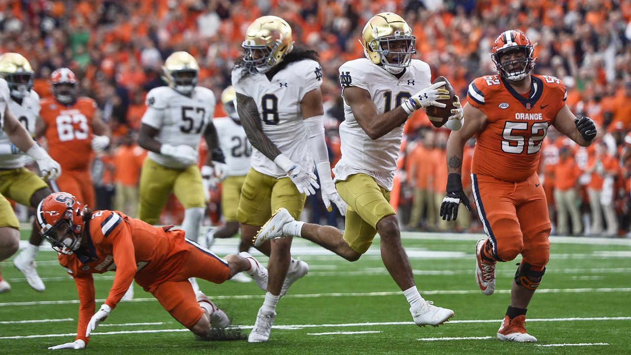 Syracuse Falls 41 24 To Notre Dame