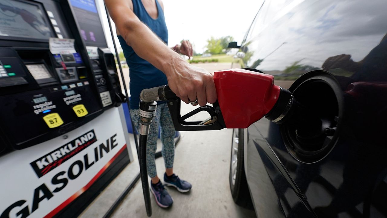 A customer readies to pump gas at this Ridgeland, Miss., Costco, Tuesday, May 24, 2022. The Labor Department is expected to report consumer prices on Thursday, Nov. 10. (AP Photo/Rogelio V. Solis, File)