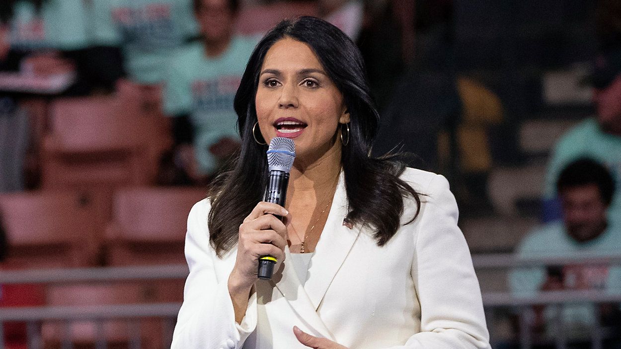 Former Hawaii Congresswoman Tulsi Gabbard said her inclusion on a TSA watch list was political retaliation. (Associated Press/Mary Altaffer, File)