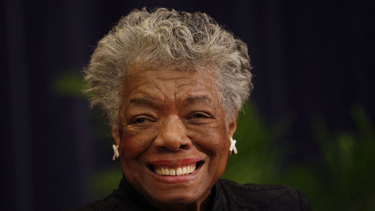 The late Maya Angelou, photographed here in 2008 (AP Photo/Gerald Herbert, File)