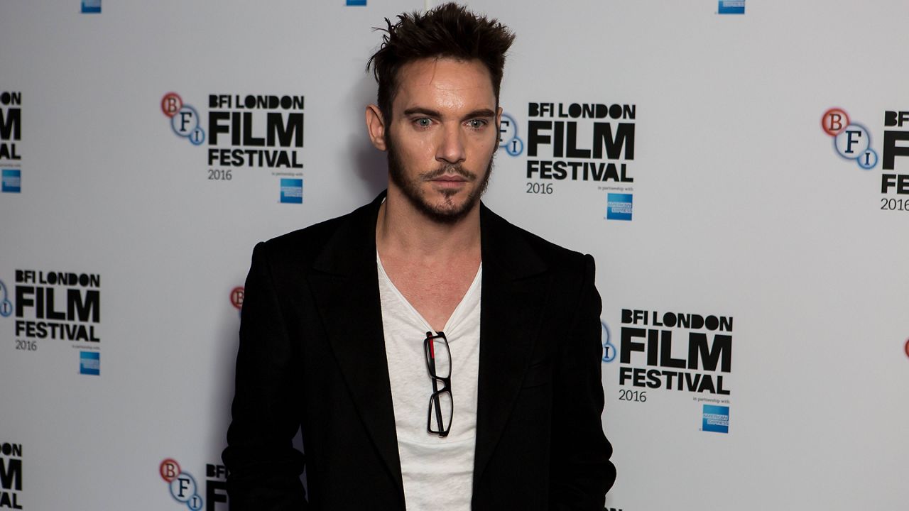 Actor Jonathan Rhys Meyers poses for photographers on arrival at the premiere of the film 'London Town', showing as part of the London Film Festival in London, Tuesday, Oct. 11, 2016. (Photo by Grant Pollard/Invision/AP)