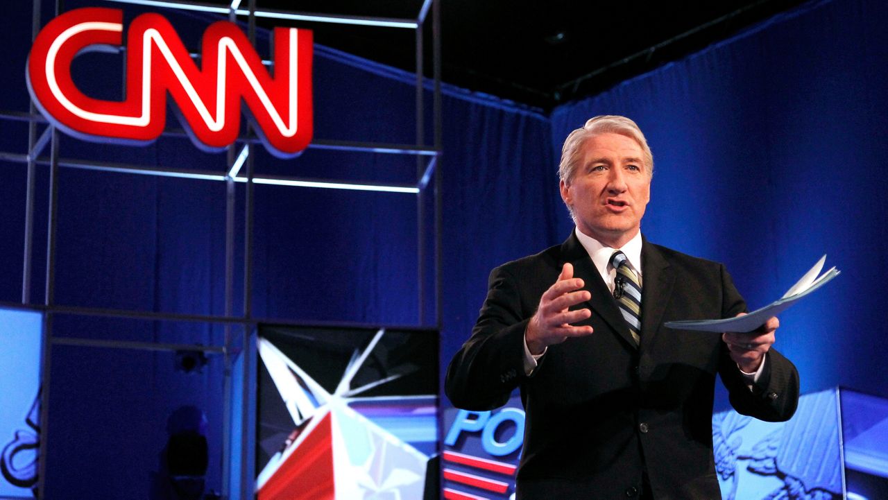 FILE PHOTO: This Feb. 22, 2012 file photo shows CNN's John King before the Republican presidential candidates debate in Mesa, Ariz. (AP Photo/Ross D. Franklin, File)