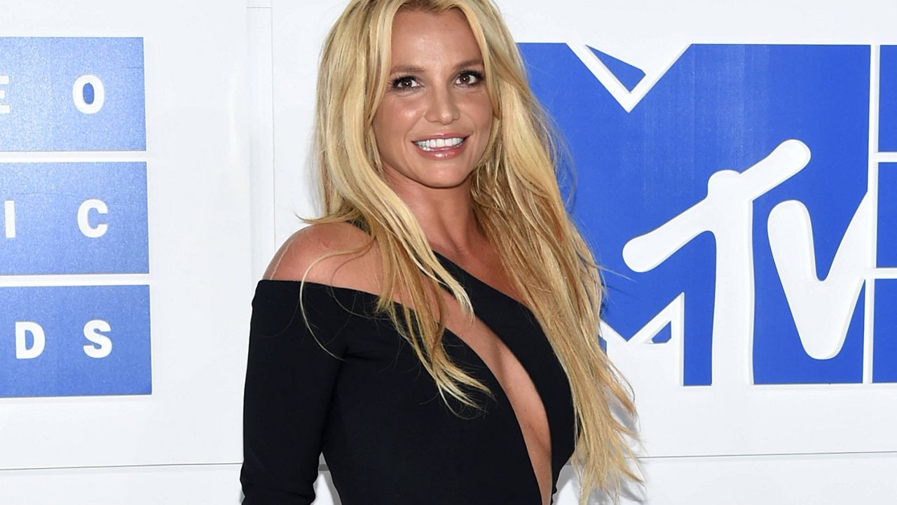 In this Aug. 28, 2016 file photo, Britney Spears arrives at the MTV Video Music Awards in New York. (Photo by Evan Agostini/Invision/AP, File)