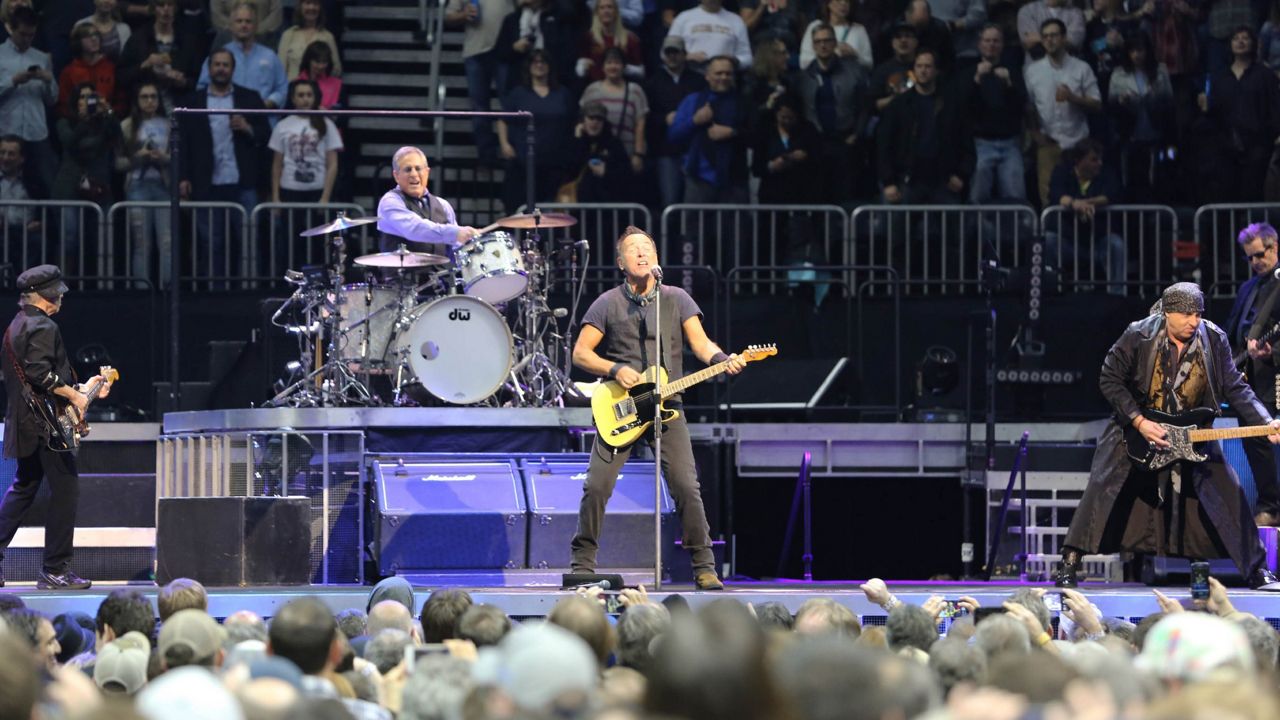 Bruce Springsteen & the E Street Band performs at Philips Arena on Thursday, Feb. 18, 2016, in Atlanta. (Photo by Robb D. Cohen/Invision/AP)