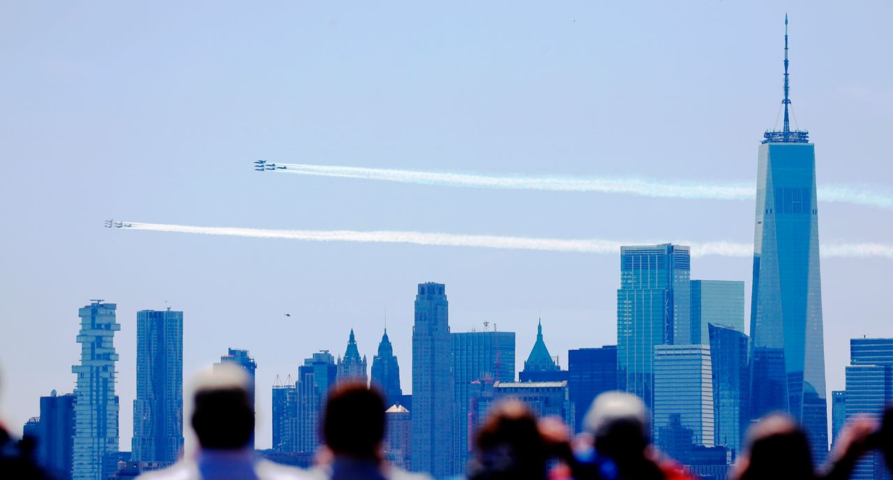 Blue Angels NYC Flyover Tribute