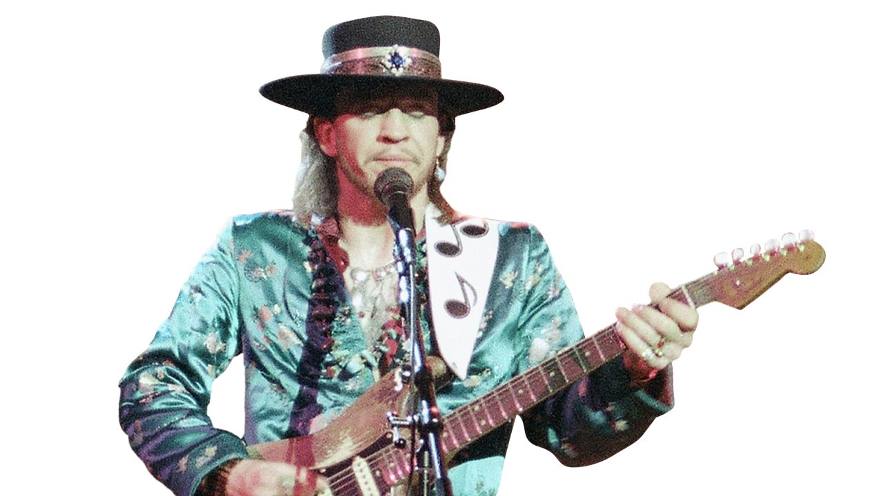 Stevie Ray Vaughan performs in this file image. (Associated Press)
