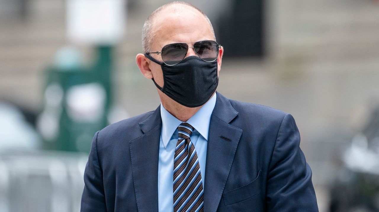 Michael Avenatti arrives for a scheduled sentencing at Manhattan federal court on Thursday, July 8, 2021 in New York.