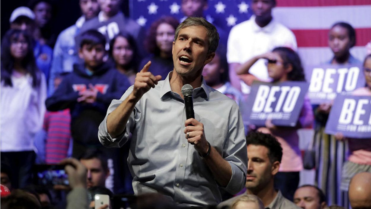 Democratic candidate for Texas governor Beto O'Rourke appears in this file image. (AP photo)