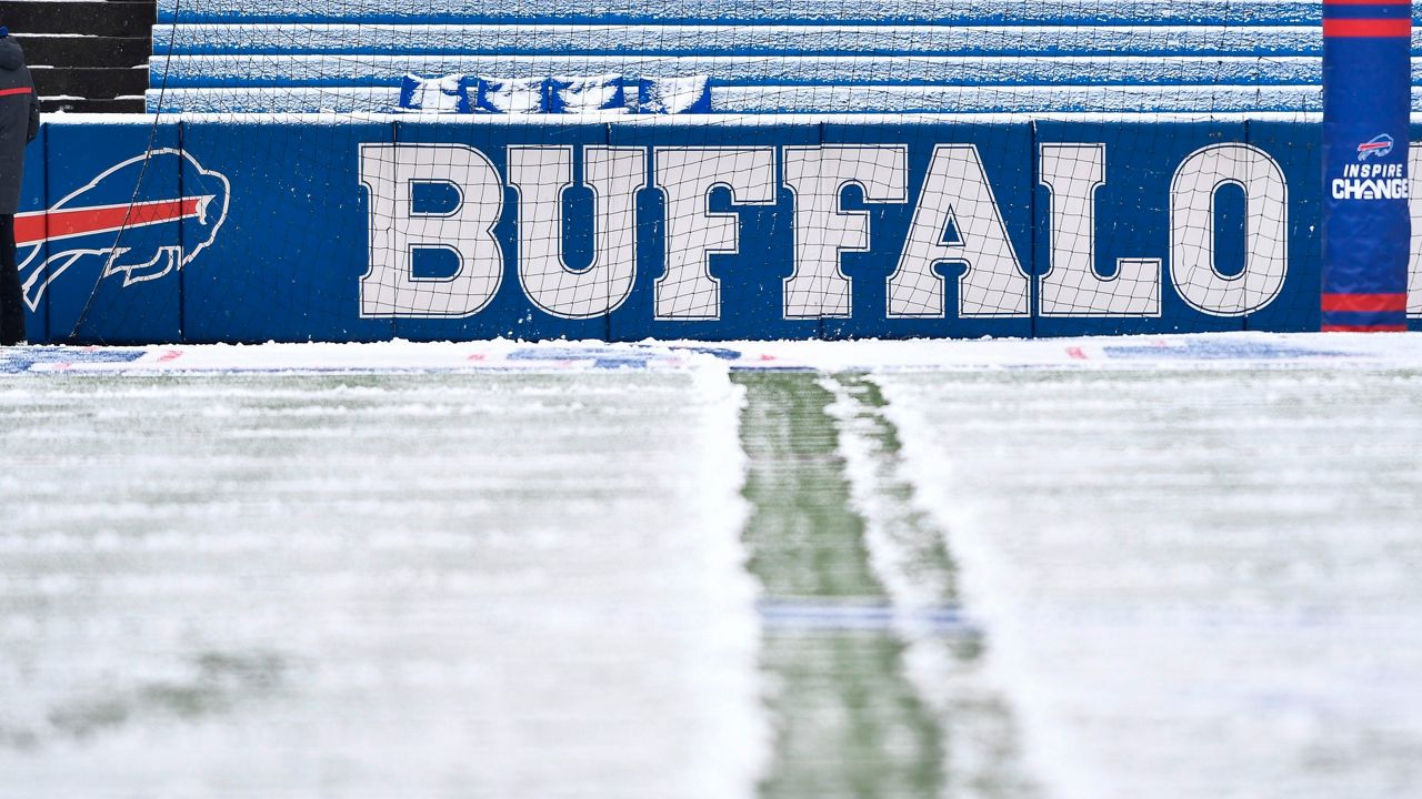 The NFL is monitoring the weather and has contingency plans in place in the event a lake-effect snowstorm hitting the Buffalo disrupts the Bills ability to host the Cleveland Browns on Sunday. (AP Photo/Adrian Kraus, File)
