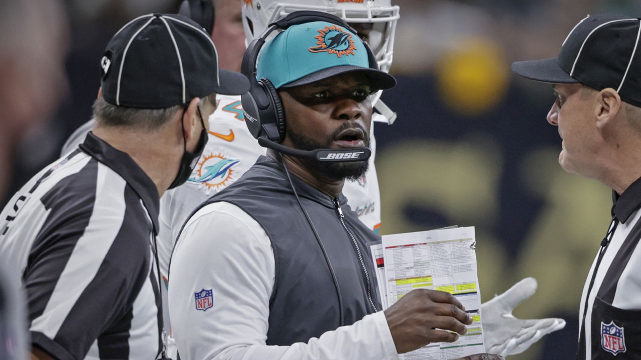 Fired Miami Dolphins coach sues NFL, alleging racist hiring