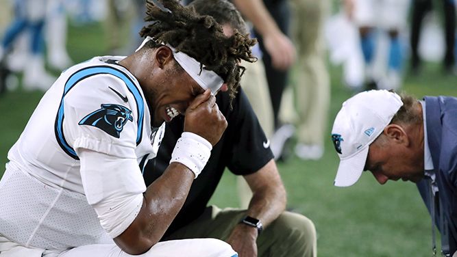 Panthers QB Cam Newton stayed up until 2 a.m. to study Cowboys