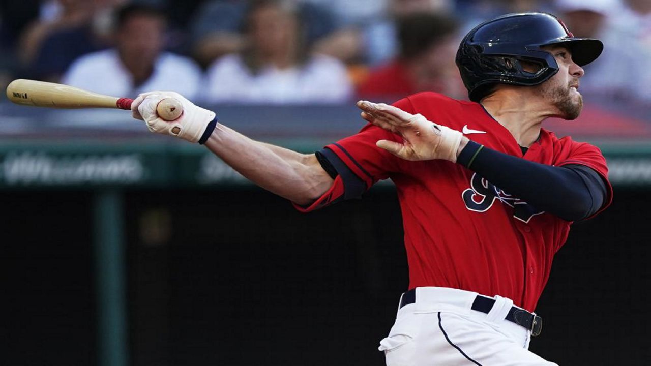 Watch: Jose Ramirez hits two home runs in Indians' win over Royals 